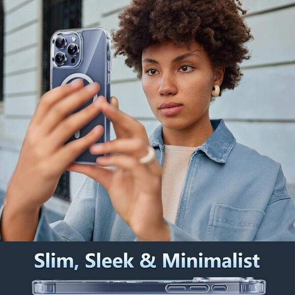 iPhone 15 Pro-Max Case Magnetic Charging Anti Yellowing Shockproof Phone Case - Picture 8 of 8